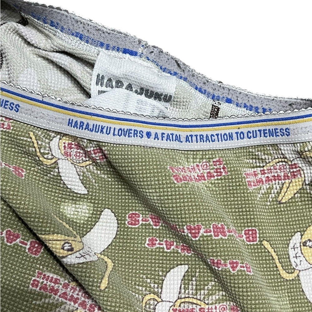 Harajuku Lovers This Sh*t Is Bananas Long John Pant Size XL - Picture 5 of 7